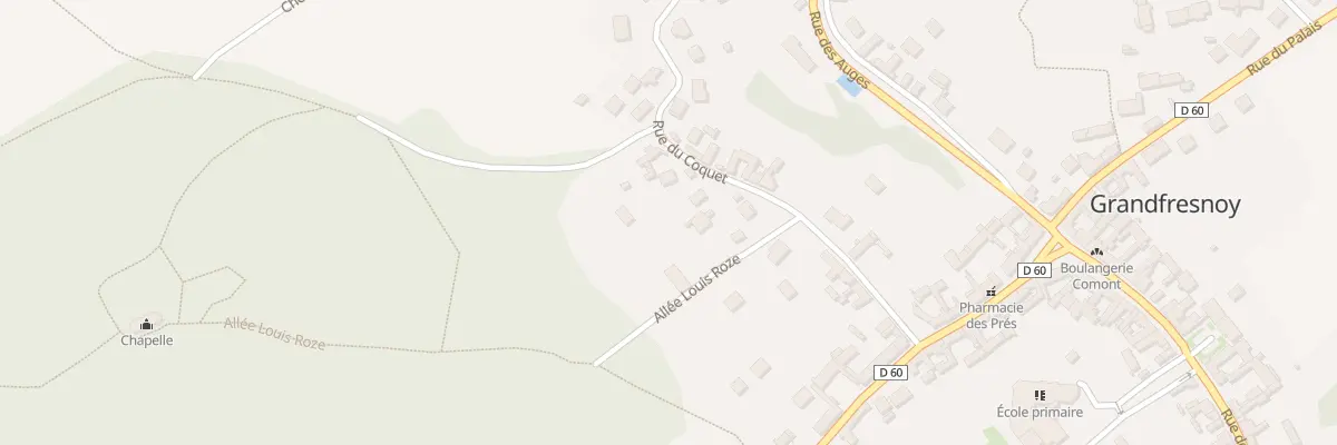 Plan du 181 Rue du Coquet à Grandfresnoy