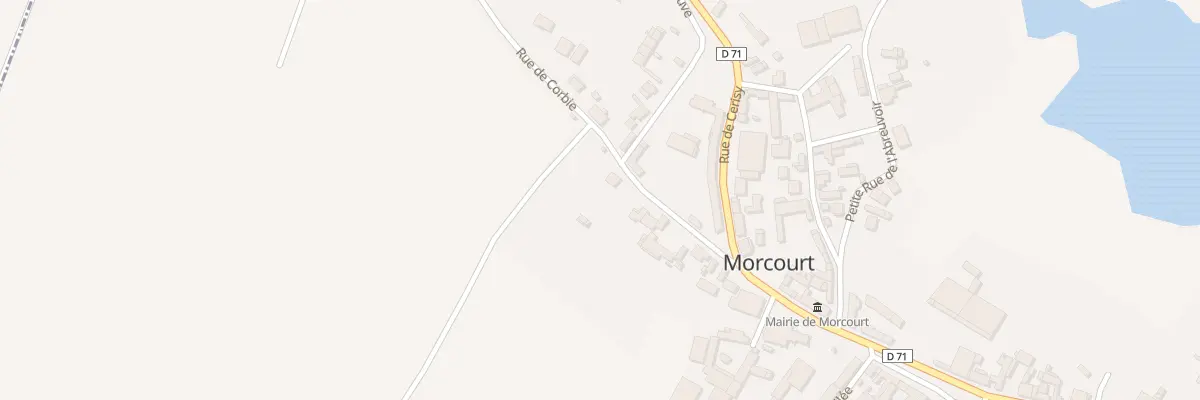 Plan du 13 Rue de Corbie à Morcourt