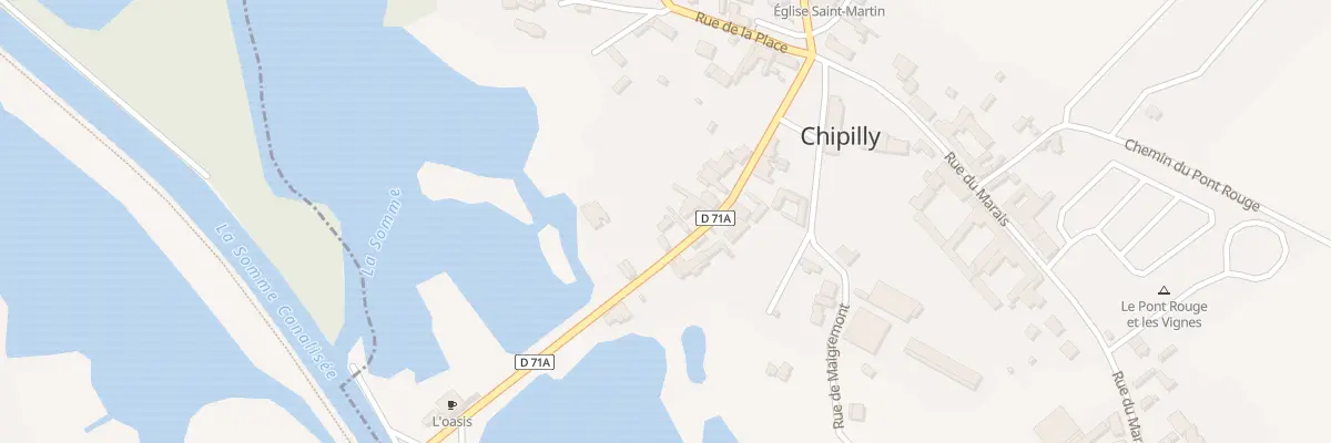 Plan du 13 Rue du Pont à Chipilly