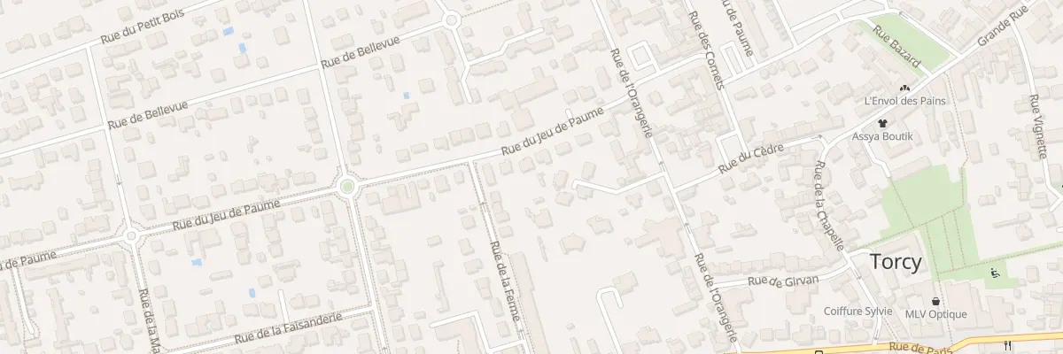 Plan du 11 Rue du Jeu de Paume à Torcy