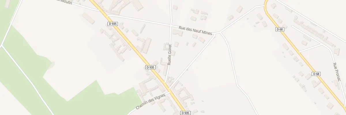 Plan du 1 Rle Goret à Rollot