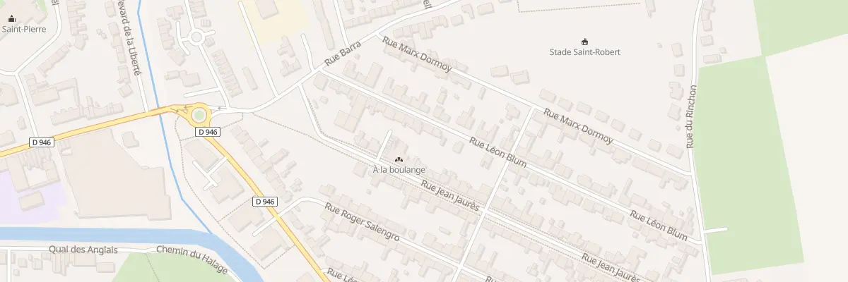 Plan du 24 Rue Leon Blum à Merville