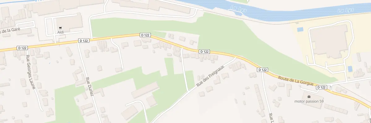 Plan du 78 Rue de la Gorgue à Merville