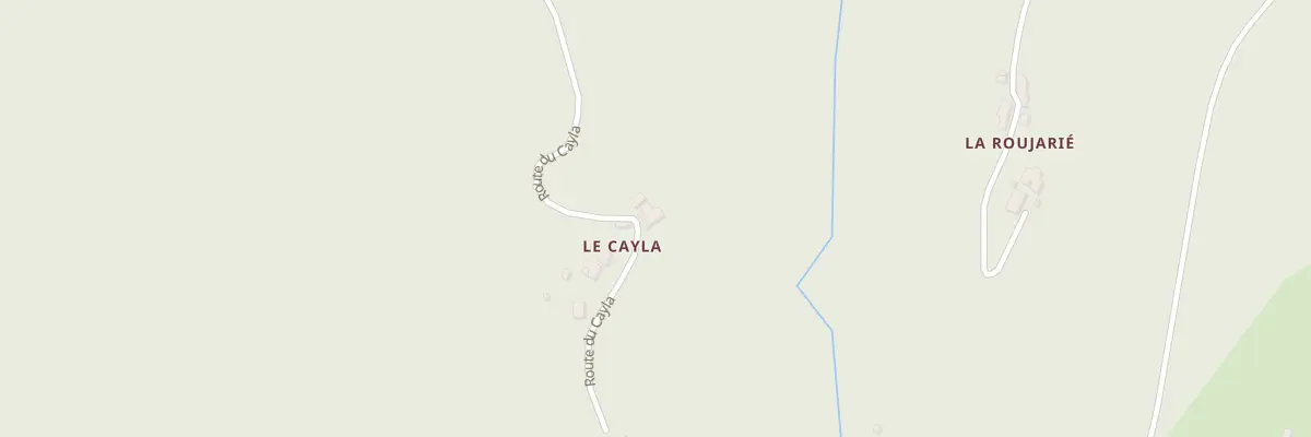 Plan du 5255 Le Cayla à Laval-Roquecezière