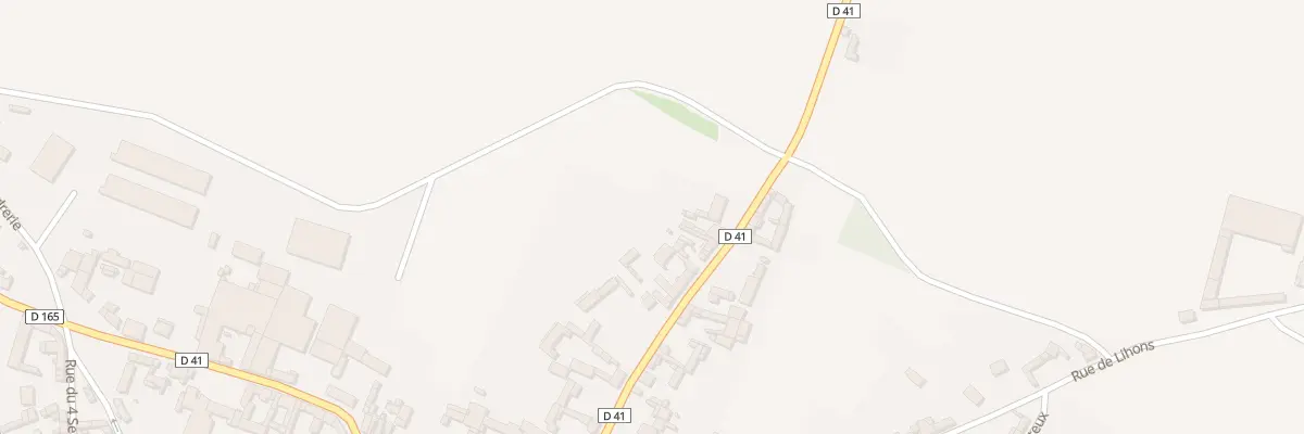 Plan du 5020 Rue du Moulin à Caix