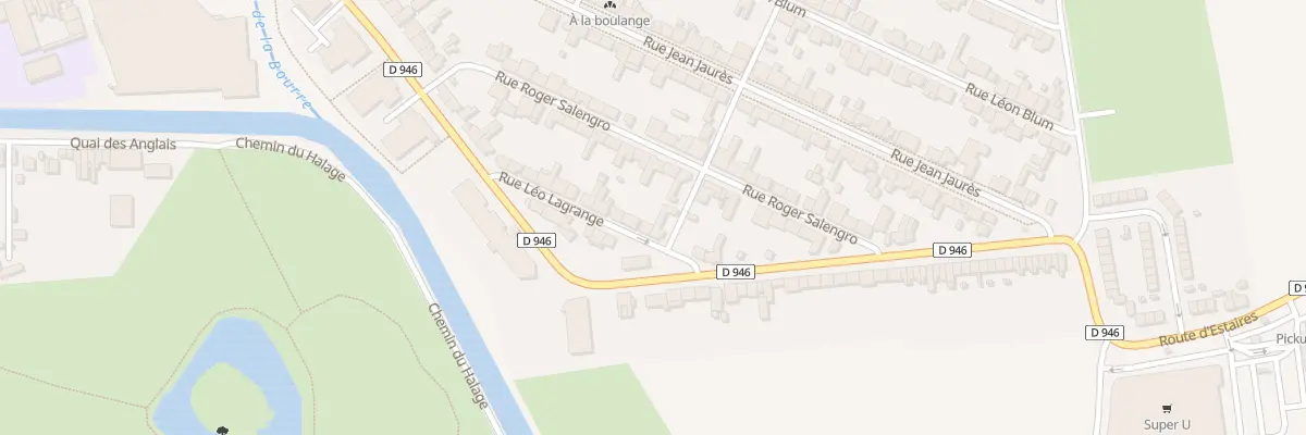 Plan du 21 Rue Leo Lagrange à Merville