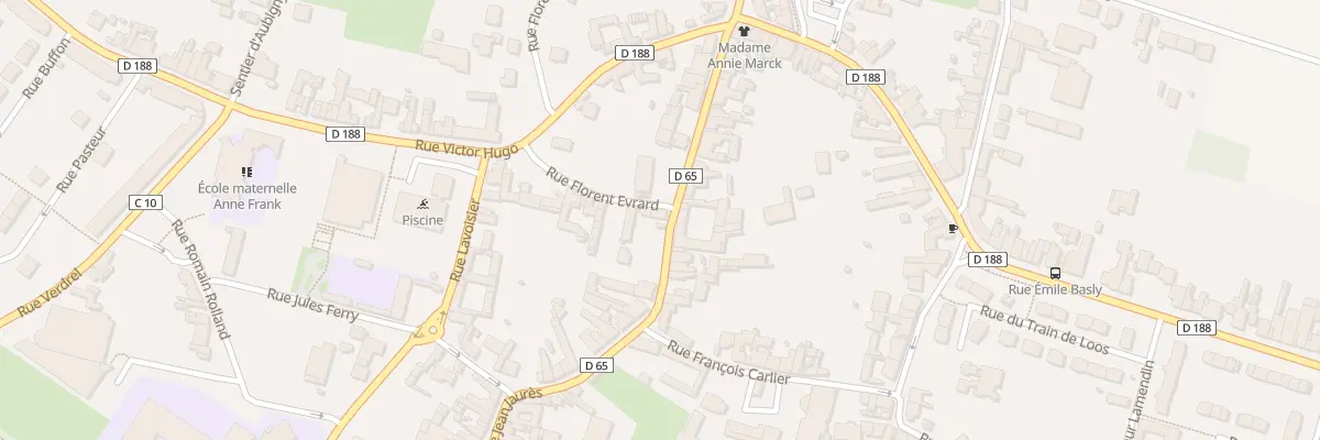 Plan du 38 Rue Jean Jaures à Hersin-Coupigny