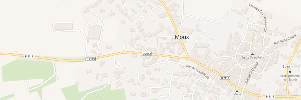 Plan du 253 Le Village à Moux