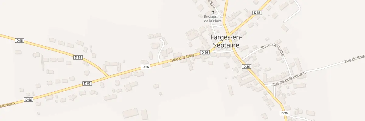 Plan du 19 Rue des Lilas à Farges-en-Septaine