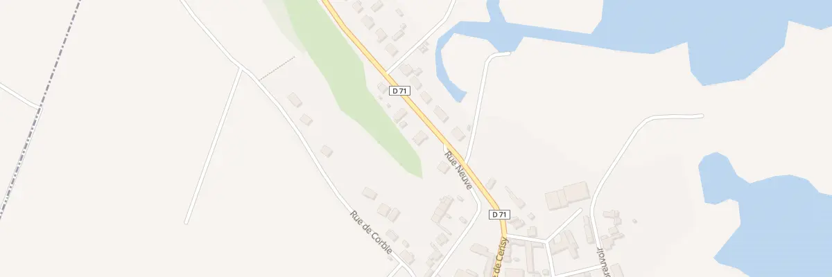 Plan du 1 Rue de Cerisy à Morcourt