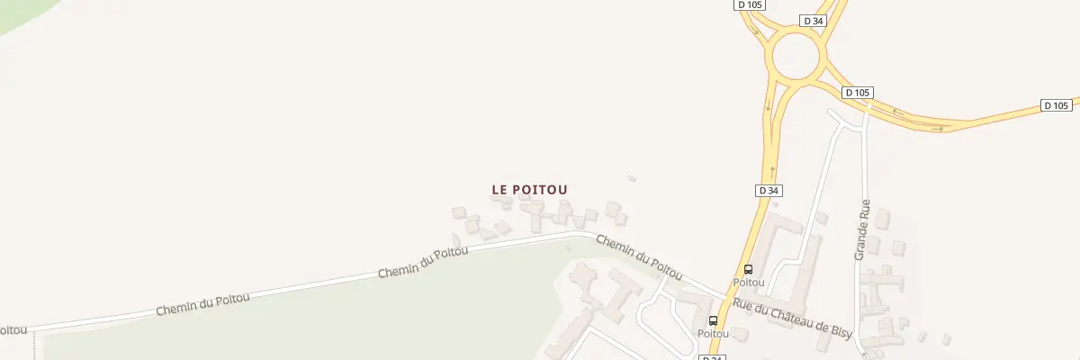 Plan du 20 Rue du Poitou à Villevaudé