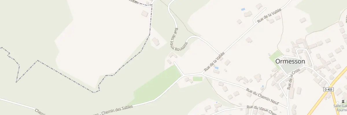Plan du 4 Che des Sables à Ormesson