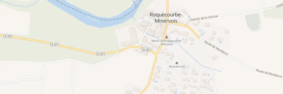 Plan du 38 Le Village à Roquecourbe-Minervois