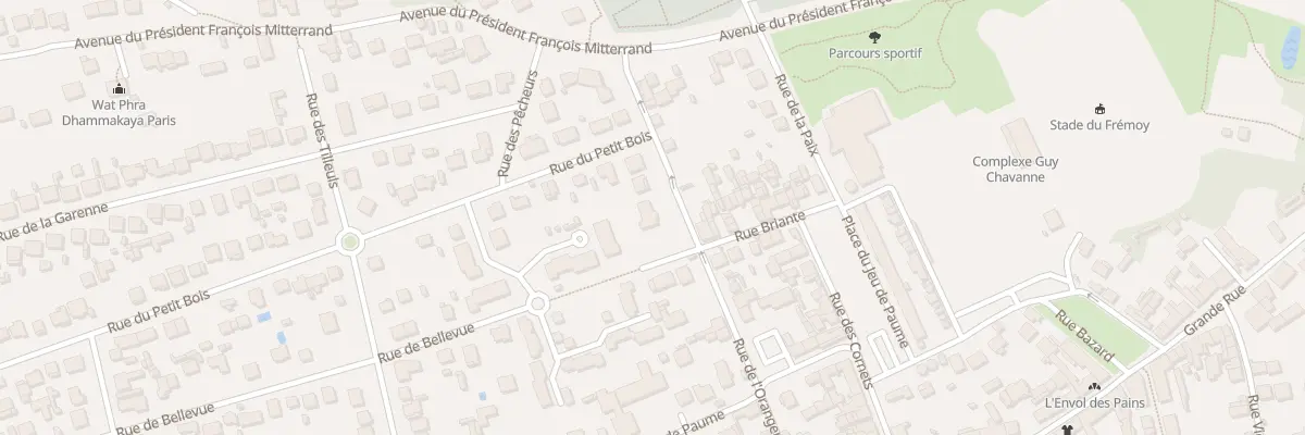 Plan du 2 Rue de Bellevue à Torcy