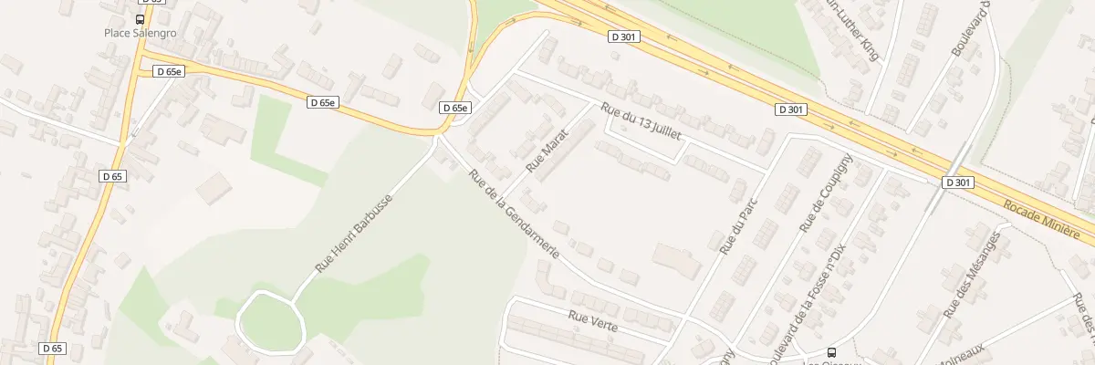 Plan du 11 Rue Marat à Hersin-Coupigny