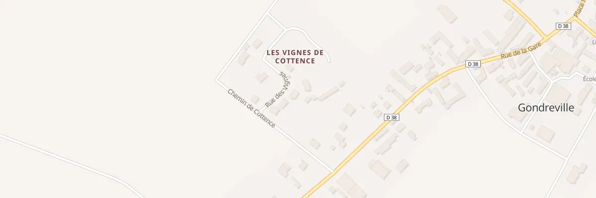 Plan du 6 Les Vignes de Cottence à Gondreville