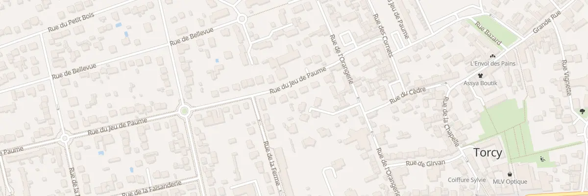 Plan du 9 Rue du Jeu de Paume à Torcy