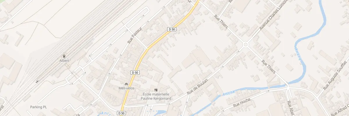 Plan du 10 Rue Félix Faure à Albert