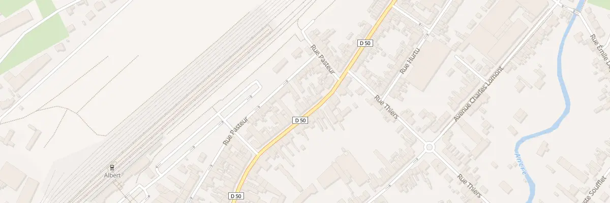 Plan du 33 Rue Félix Faure à Albert