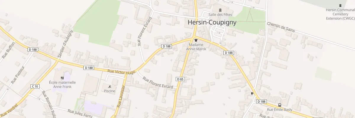 Plan du 30 Rue Jean Jaures à Hersin-Coupigny