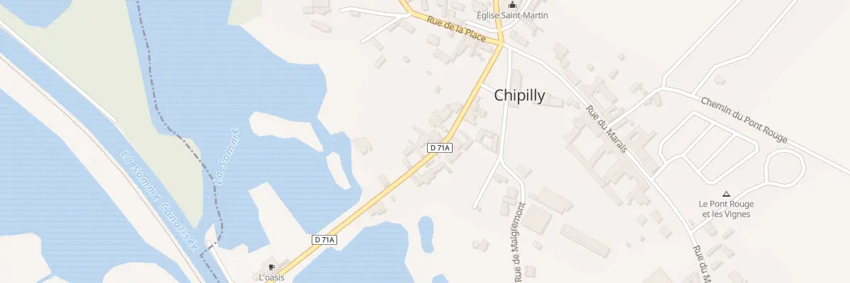 Plan du 11 Rue du Pont à Chipilly