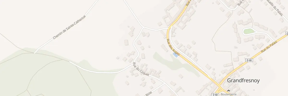 Plan du 284 Rue du Coquet à Grandfresnoy