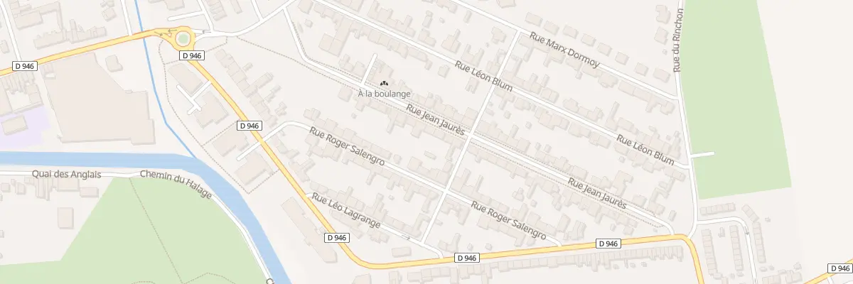 Plan du 30 Rue Jean Jaures à Merville