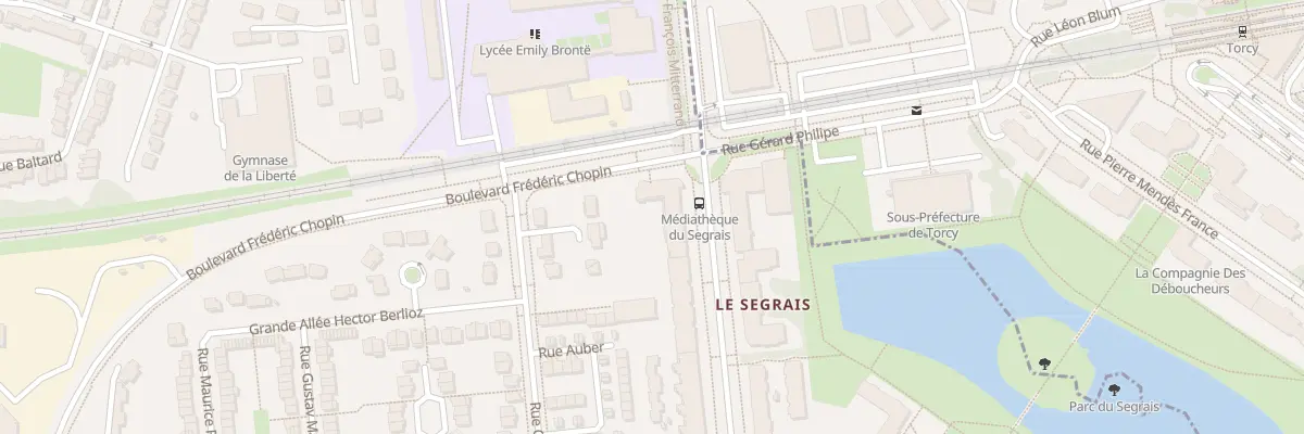 Plan du 4 Bd Camille Saint Saens à Lognes