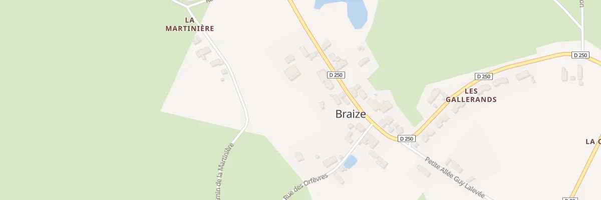 Plan du 5028 Le Bourg à Braize
