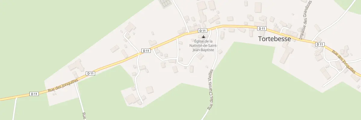 Plan du 42 Bourg de Tortebesse à Tortebesse