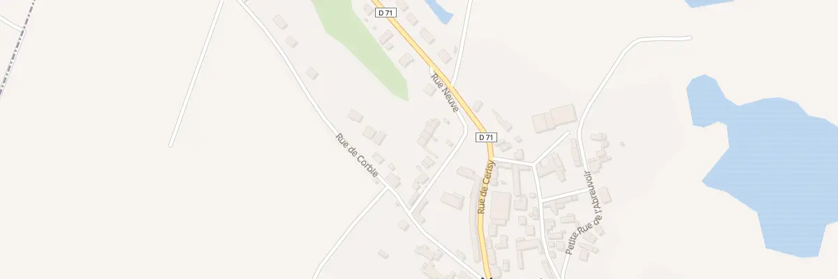 Plan du 7 Rue Neuve à Morcourt