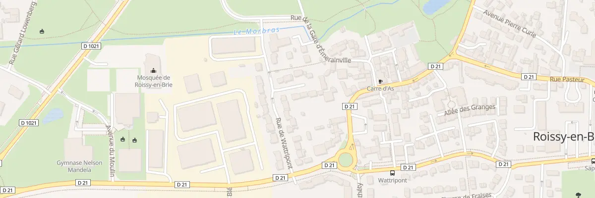 Plan du 20 Rue de Wattripont à Roissy-en-Brie