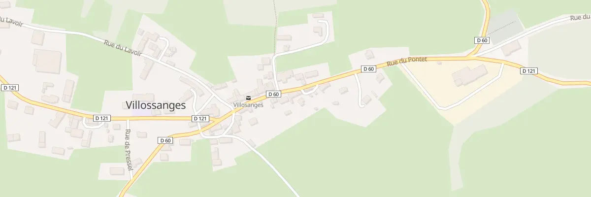 Plan du 4 Rue du Pontet à Villossanges