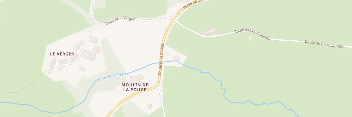 Plan du 8 Rte de la Pouge à Marcillat-en-Combraille