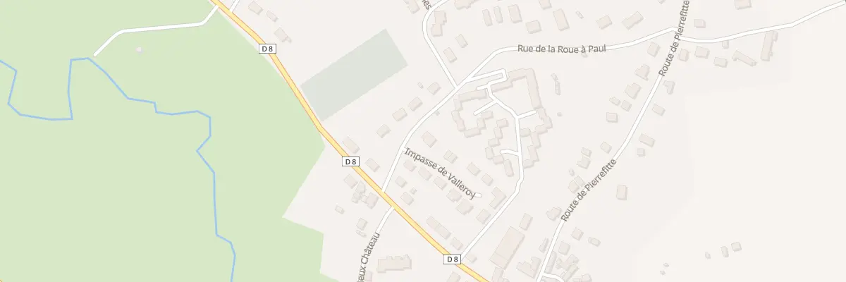 Plan du 1 Imp de Valleroy à Vailly-sur-Sauldre