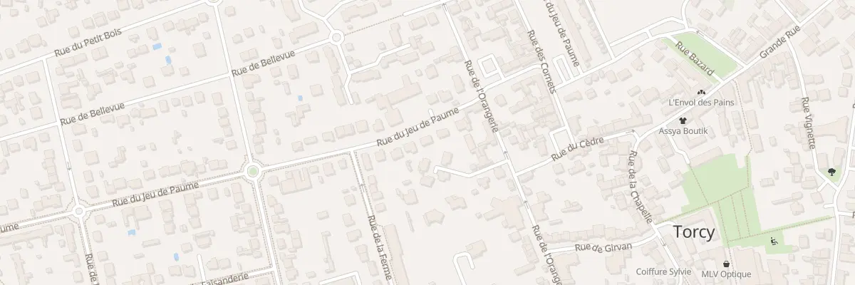 Plan du 7 Rue du Jeu de Paume à Torcy
