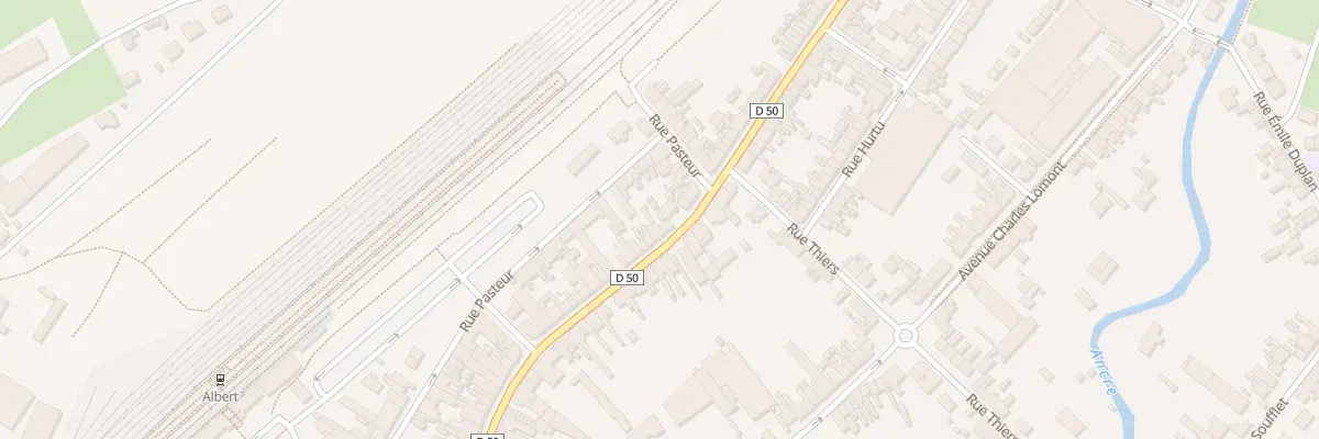Plan du 39 Rue Félix Faure à Albert