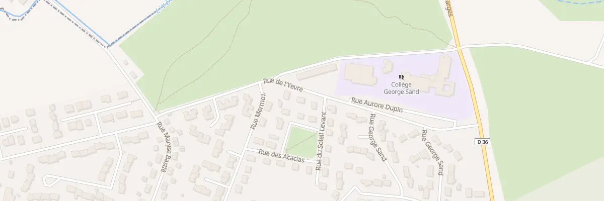 Plan du 5 Rue de l’Yèvre à Avord