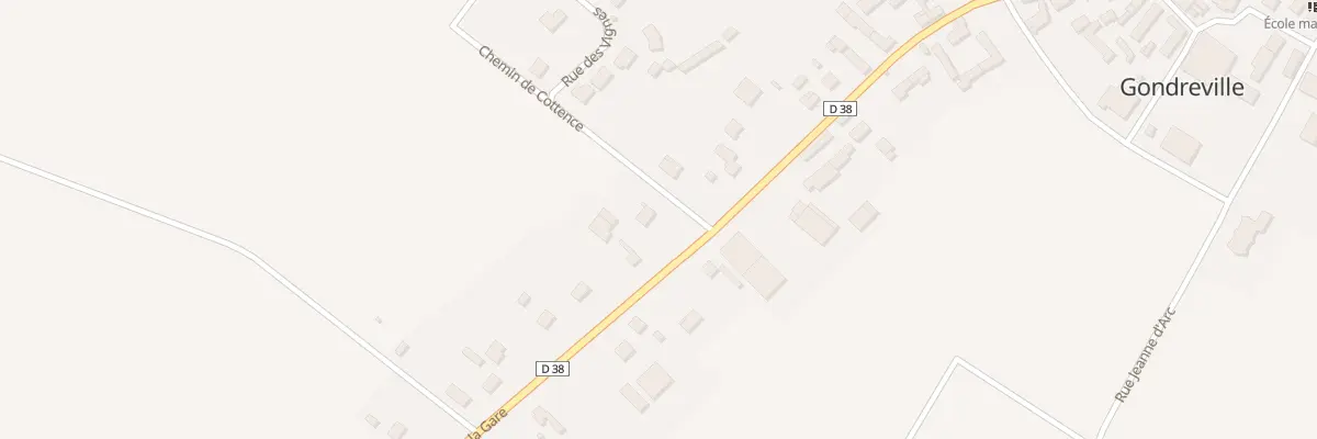 Plan du 44 Rue de la Gare à Gondreville