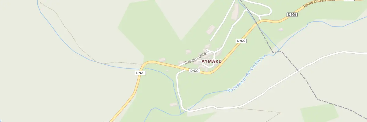 Plan du 1 Rue du Lavoir à Ferrals-les-Montagnes