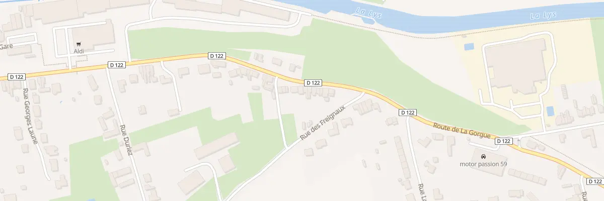 Plan du 86 Rue de la Gorgue à Merville