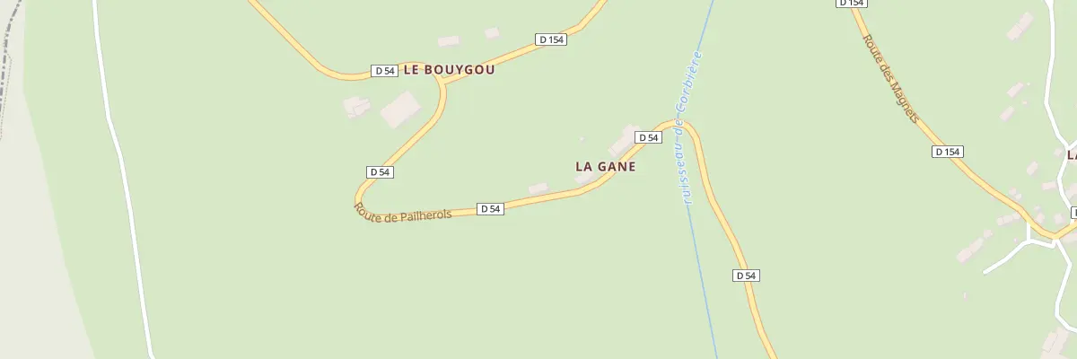 Plan du 5050 La Gane à Saint-Clément