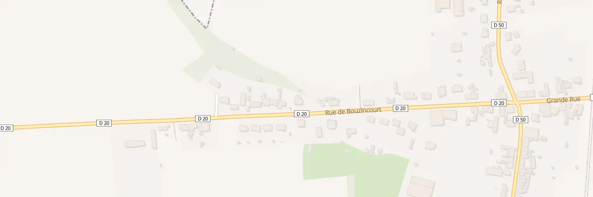 Plan du 21 Rue de Bouzincourt à Aveluy