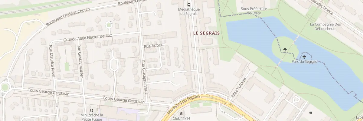 Plan du 26 Bd Camille Saint Saens à Lognes