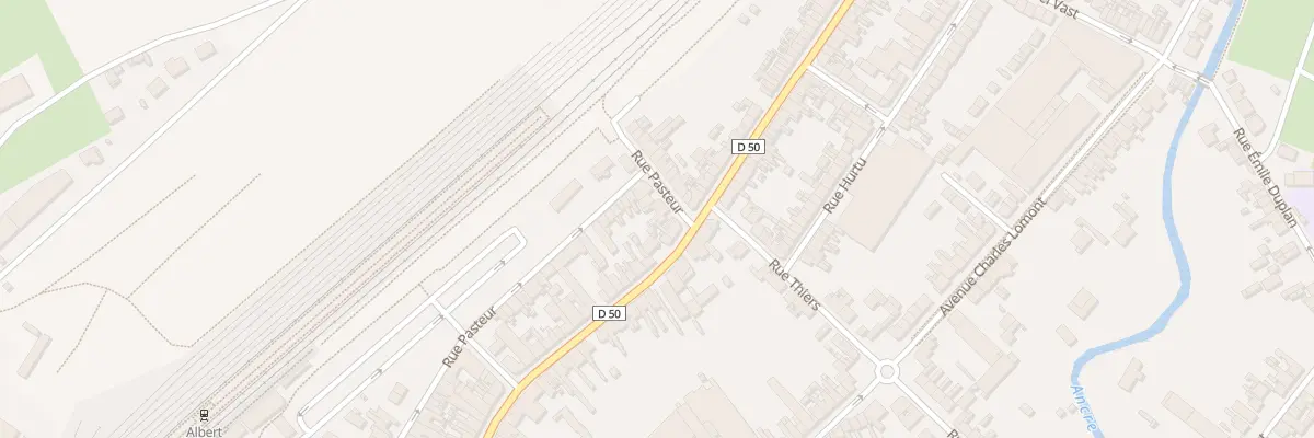 Plan du 96 Rue Pasteur à Albert