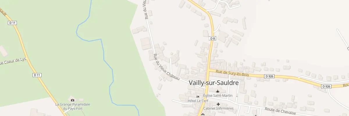 Plan du 6 All du Château à Vailly-sur-Sauldre