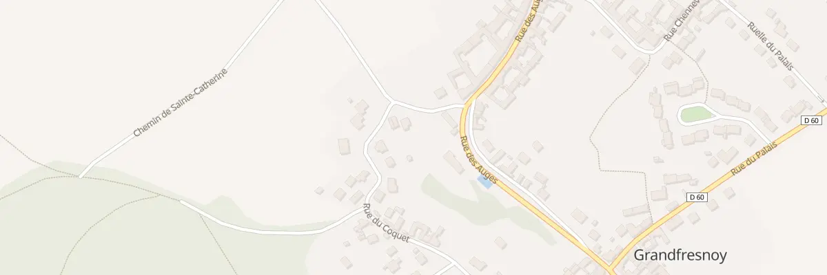 Plan du 396 Rue du Coquet à Grandfresnoy