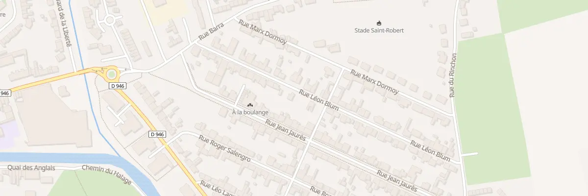 Plan du 30 Rue Leon Blum à Merville
