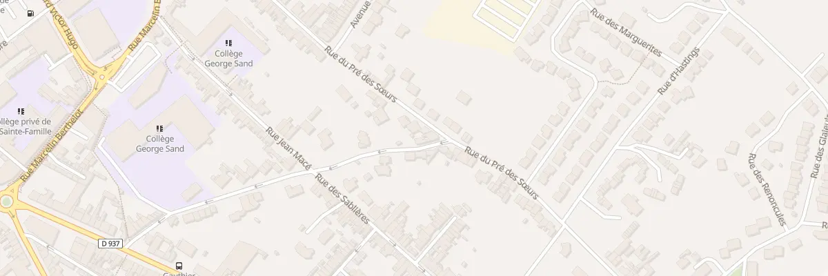 Plan du 364 Rue du Pré des Soeurs à Béthune