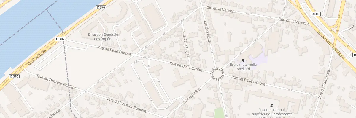 Plan du 40 Rue de Belle Ombre à Melun